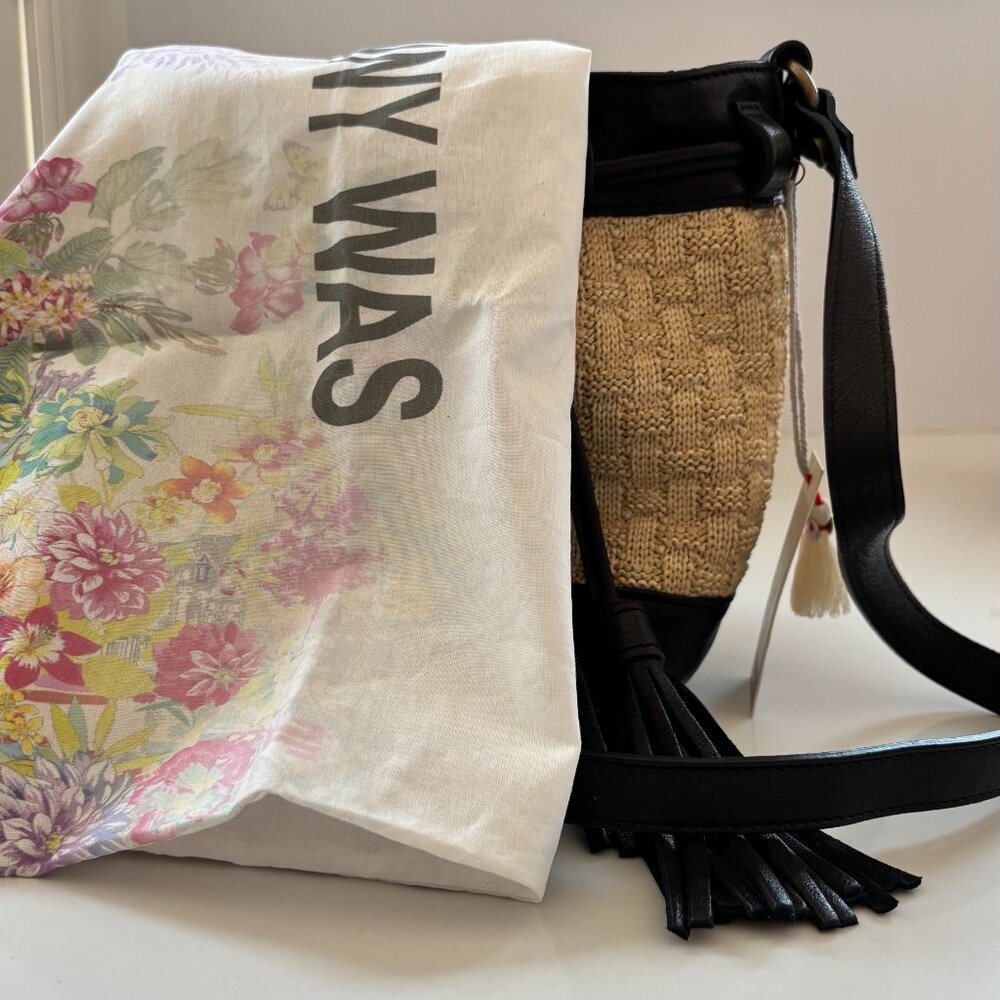 Johnny Was Black and Tan Crossbody Bag - Picture 4 of 4